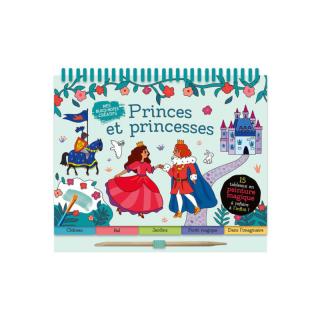 Auzou Maľovanie vodou 15 kúzelných obrázkov PRINCEZNÉ-  AUZOU
