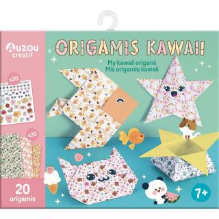 Auzou Roztomilé kawai origami skladačky pre deti-  AUZOU