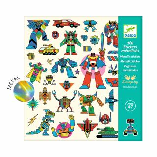 DJECO Samolepky - Roboti  DJECO