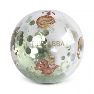 FILIBABBA PLÁŽOVÁ LOPTA ALFIE DINO BEACH CONFETTI - FILIBABBA