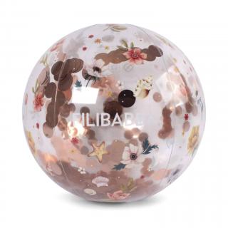 FILIBABBA PLÁŽOVÁ LOPTA ALFIE OCEAN BLOSSOM CONFETTI - FILIBABBA