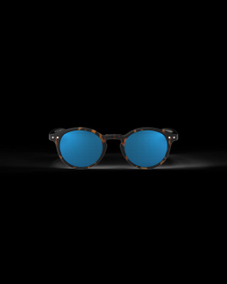 IZIPIZI Slnečné okuliare pre dospelých - IZIPIZI  TORTOISE- Blue Mirror #H