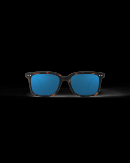 IZIPIZI Slnečné okuliare pre dospelých - IZIPIZI TORTOISE BLUE MIRROR #L