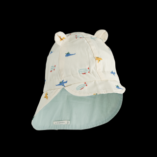 Liewood Detský klobúčik Aviator / Ecru - Liewood Veľkosť  9 - 12 m