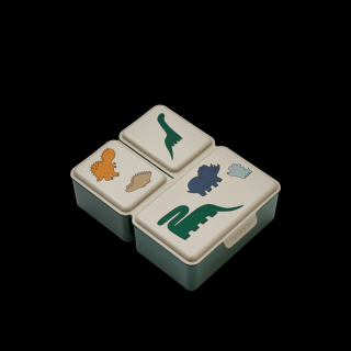 Liewood Lunchbox Dinosaurs / Mist - Liewood