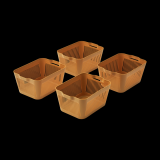 Liewood Malý plastový kôš  Golden caramel 4ks - Liewood