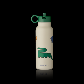 Liewood Nerezová fľaša-termoska Falk Dinosaurs / Mist mix 350ml  - Liewood