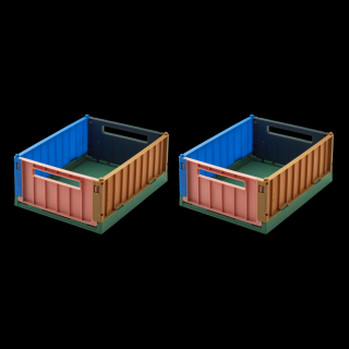 Liewood Úložný box S Weston  Eden multi mix 2ks - Liewood