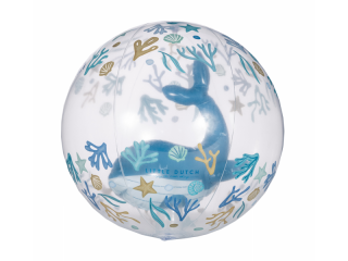 Little Dutch Nafukovacia lopta 3D Ocean Dreams Blue - Little Dutch