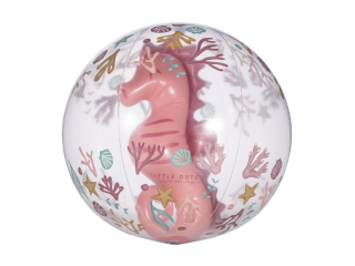 Little Dutch Nafukovacia lopta 3D Ocean Dreams Pink- Little Dutch