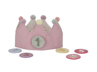 Little Dutch Narodeninová korunka s číslami Pink - Little Dutch