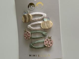 MIMI &amp; LULA Sponky do vlasov mini Včela a Lienka - Mimi&amp;Lula
