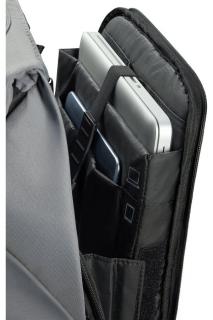 Batoh Samsonite SECURIPAK 2.0 BACKPACK 15.6" , 16 l 150941 - Charcoal/Red - Securipak 150941