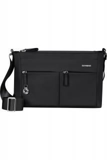 Crossbody kabelka Samsonite MOVE 5.0 HORIZ. SHOULDER BAG+FLAP, 6 l 151641 - Black 151641