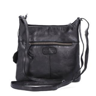 Dámska kožená crossbody kabelka Noelia Bolger, malá 2404 - Čierna 2404
