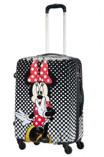 Detský kufor AMERICAN TOURISTER DISNEY LEGENDS SPIN.55/20 ALFATWIST 2.0 MINNIE MOUSE POLKA DOT,36 l 92699-4755 - polka dot Minnie 92699-4755