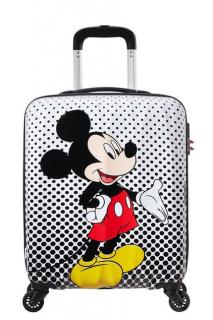 Detský malý kufor AMERICAN TOURISTER DISNEY LEGENDS SPIN.55/20 ALFATWIST 2.0 MICKEY MOUSE POLKA DOT,  36 l 92699-7483 - polka dot Mickey Mouse 92699-7483
