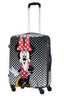 Detský malý  kufor AMERICAN TOURISTER DISNEY LEGENDS SPIN.55/20 ALFATWIST 2.0 MINNIE MOUSE POLKA DOT,36 l 92699-4755 - polka dot Minnie 92699-4755