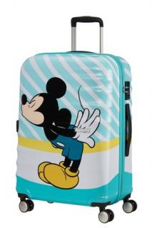 Detský stredný kufor American Tourister WAVEBREAKER DISNEY SPIN.67 DISNEY MICKEY BLUE KISS,64 l 85670-8624