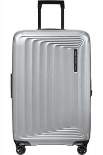 Extra veľký kufor Samsonite NUON SPINNER 81/30 EXP, 125 l 134403 - Matt Silver Nuon 134403