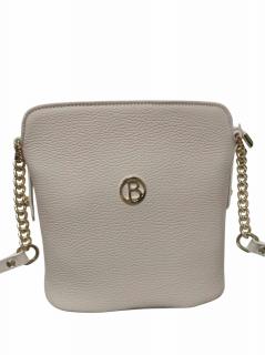 Malá kožená crossbody kabelka BAGGER Trendy urban bag -  bežová 0072