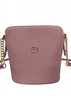 Malá kožená crossbody kabelka BAGGER Trendy urban bag - Rosa Antico 0072
