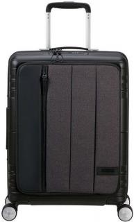 Malý kufor American Tourister HELLO CABIN SPINNER 55/20 EXP GREY MELANGE, 39 l 149416-8412
