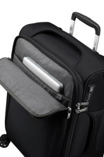Malý kufor Samsonite D´LITE SPINNER 55/20 EXP, 39 l 137229 - Black 1041 137229