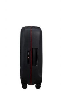 Malý kufor SAMSONITE ESSENS SPINNER 55/20 , 39 l 146909 - Charcoal/Red - essens 146909