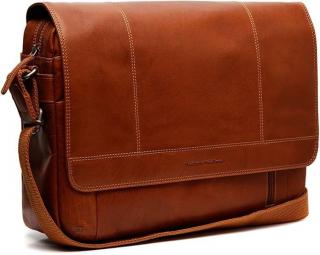 Pánska kožená klopová  pracovná taška na notebook The Chesterfield Brand Tampa TCBU, Antique Buff - koňaková C408 132300