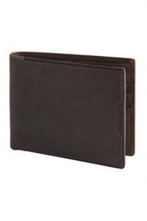 Pánska kožená peňaženka bez mincovníka Samsonite OLEO SLG 005 - DARK BROWN 108368-1251
