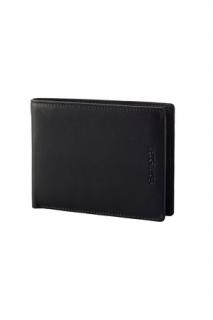 Pánska kožená peňaženka  bez mincovníka Samsonite SUCCESS 2 SLG 005 - B 8 CC+2 C BLACK 124011-1041