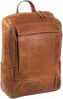 Pánsky kožený batoh na notebook The Chesterfield Brand Rich- koňakový C58.015731