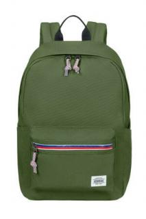 Školský batoh American Tourister UPBEAT BACKPACK ZIP BLACK, 19,5 l 129578 - Olive Green  129578