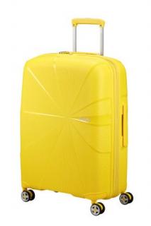 Stredný kufor American Tourister STARVIBE SPINNER 67/24 EXP TSA, 70 l 146371 - Electric Lemon- Starvibe 146371