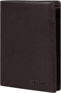 Veľká kožená pánska peňaženka SAMSONITE Attack 2 SLG 144451 - Ebony Brown  144451