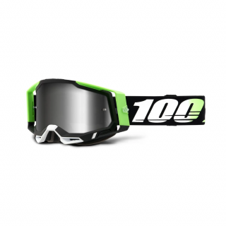 100% Racecraft 2, MX okuliare - Kalkutairror Silver Lens