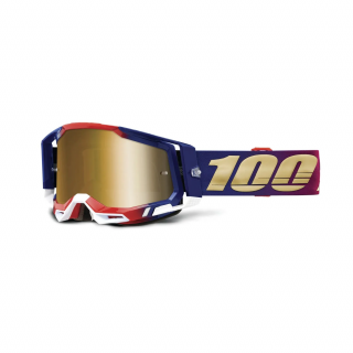 100% Racecraft 2, MX okuliare - United - True Gold Lens