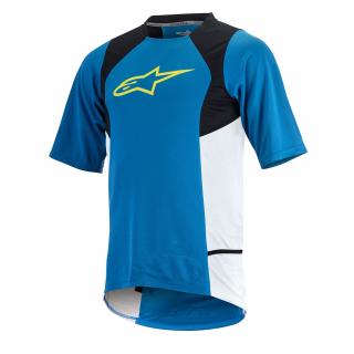 Alpinestars Drop 2 S/S, dres - Bright Blue Acid Yellow Veľkosť: M