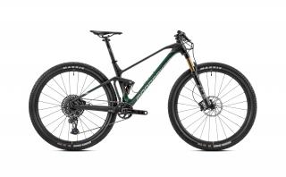 Mondraker F-Podium Carbon R, bicykel - Carbon british racing green/racing silver 2023 Veľkosť: L