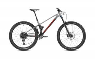 Mondraker Foxy, bicykel - Black nimbus grey/flame red 2023 Veľkosť: L