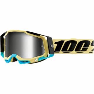 MX Okuliare 100% RACECRAFT 2 Goggle Airblastirror Silver Lens