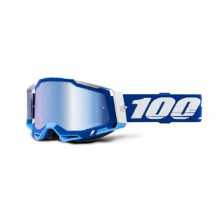 MX okuliare 100% RACECRAFT 2 Goggle Blueirror Blue Lens