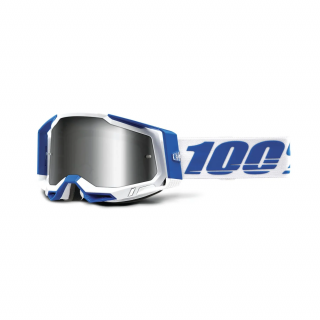 MX okuliare 100% RACECRAFT 2 Goggle Isola - Flash Silver Lens