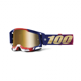 MX okuliare 100% RACECRAFT 2 Goggle United - True Gold Lens