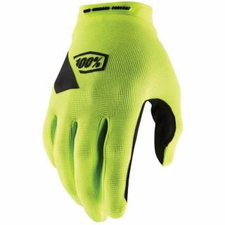 Rukavice 100% Ridecamp Gloves Fluo Yellow Veľkosť: M