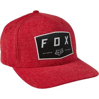 Šiltovka Fox Badge Flexfit Hat Červená Veľkosť: S/M