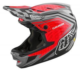 TLD D4 Carbon Mips, prilba - Sram Red / Black Veľkosť: XXL