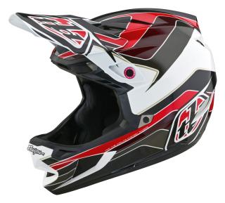 TLD D4 Polyacralite Mips, prilba - Block Charcoal/Red Veľkosť: L