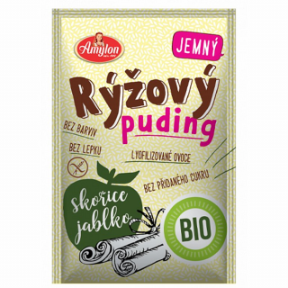 AMYLON Amylon Puding se skořicí a jablkem BIO bez lepku 40 g